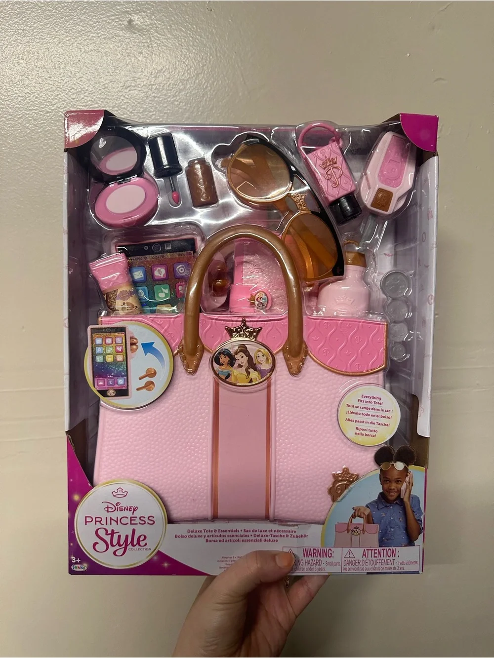 Disney Princess Style Collection Deluxe Tote Purse 20+ Piece Pretend Play Set